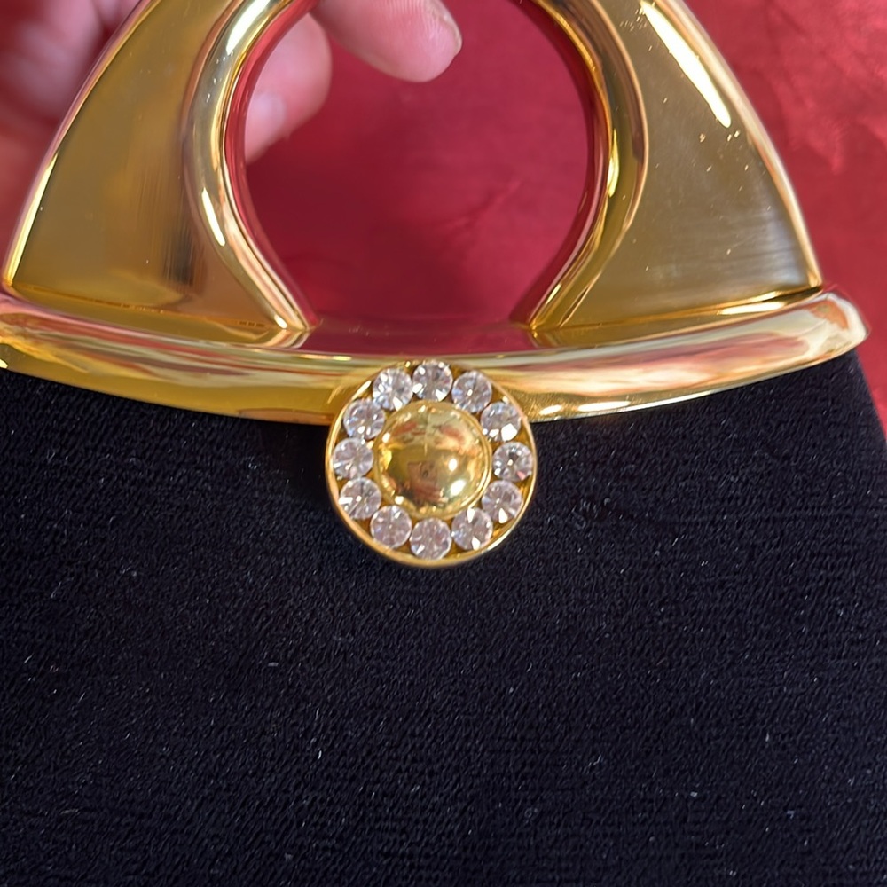 Black Velvet and Gold Mini Bag - Picture 4 of 7